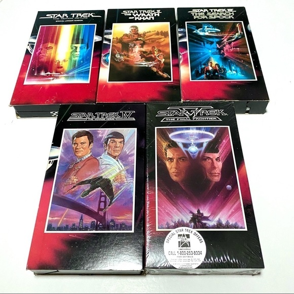 Vintage 1991 Star Trek 25th Anniversary Collection VHS Box Set - Picture 7 of 10